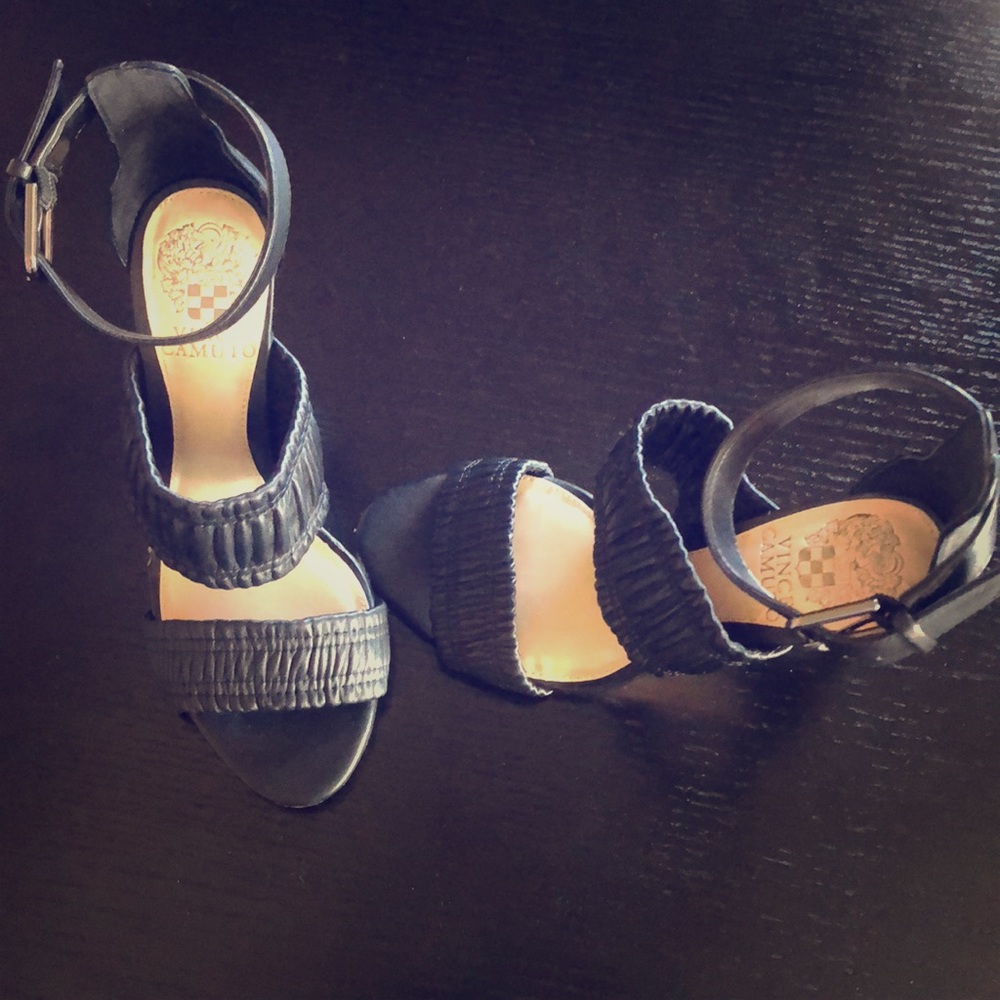Vince Camuto three strap heel
